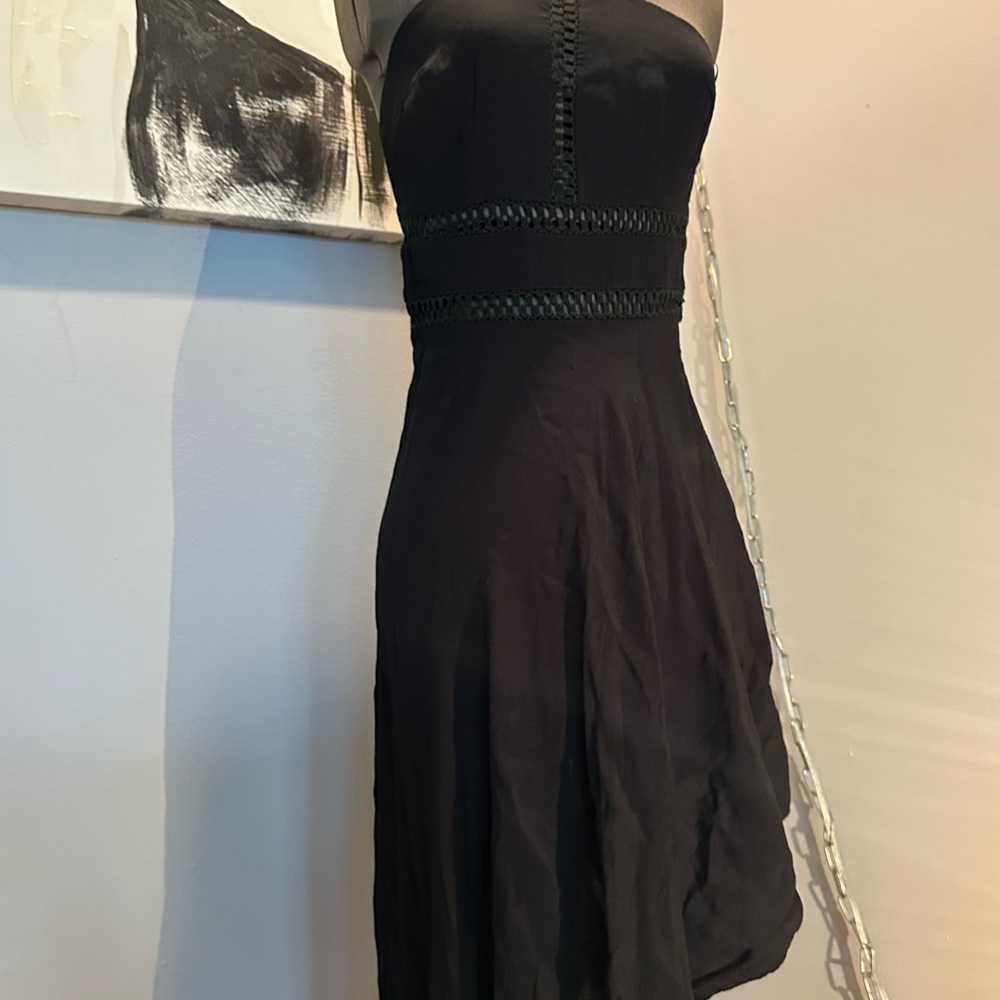 Elegant Black Strapless Dress